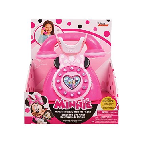  Just Play Girls Minnie Happy Helpers Rotary Phone Playset