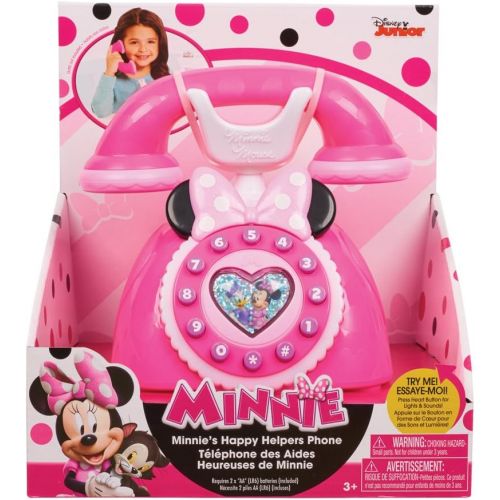  Just Play Girls Minnie Happy Helpers Rotary Phone Playset