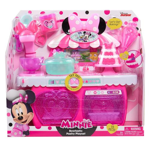  Minnies Happy Helpers Bowtastic Pastry Playset, Pink