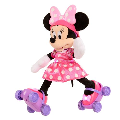  Minnie Super Roller Skating Plush-Pink