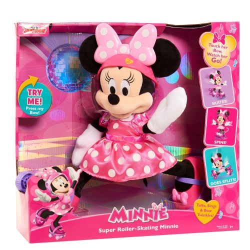  Minnie Super Roller Skating Plush-Pink