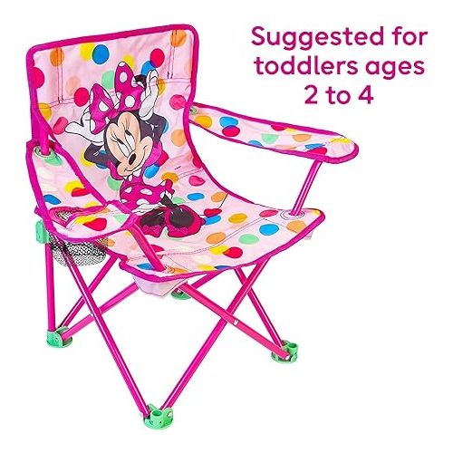  Minnie Mouse Kids Camp Chair Foldable Chair with Carry Bag