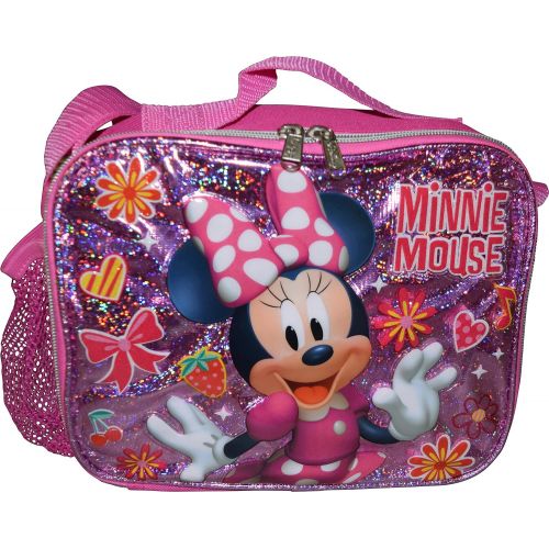  Disney Minnie Mouse Set 16 Backpack & Matching Lunch Box