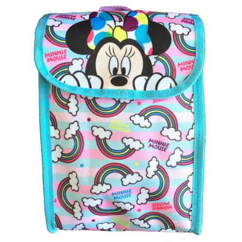  Rain-BOW-Tastic 5pc Minnie Mouse Backpack Set