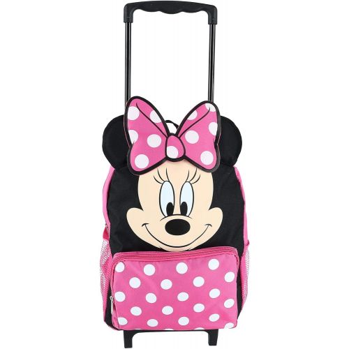 디즈니 [아마존베스트]Amazon.com | Disney Minnie Mouse 14 Softside Rolling Backpack | Kids Backpacks