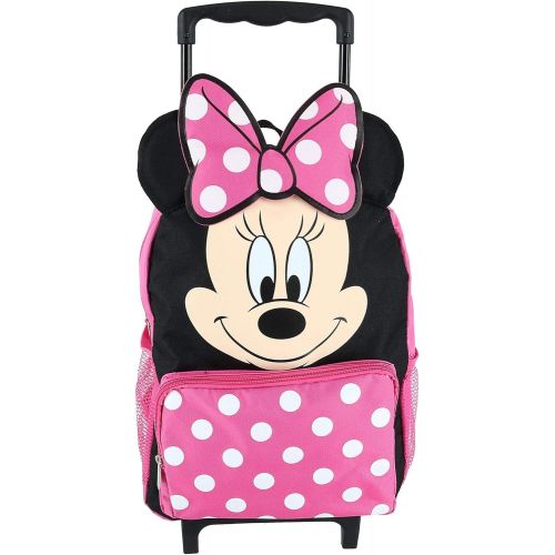 디즈니 [아마존베스트]Amazon.com | Disney Minnie Mouse 14 Softside Rolling Backpack | Kids Backpacks