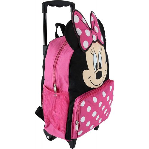 디즈니 [아마존베스트]Amazon.com | Disney Minnie Mouse 14 Softside Rolling Backpack | Kids Backpacks