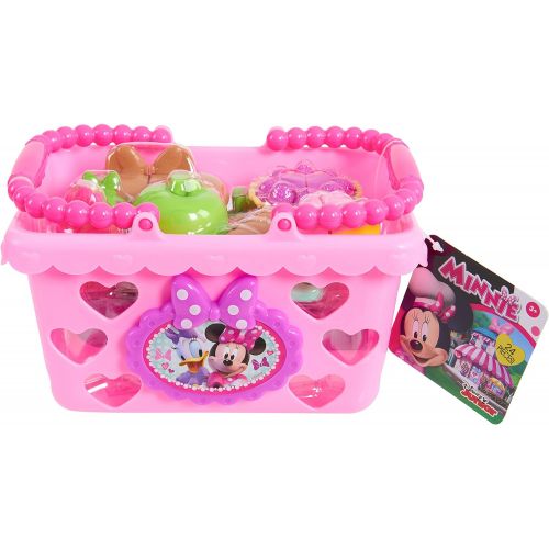  Minnie Mouse Minnie Bow Tique Bowtastic Shopping Basket Set, Pink