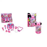 Minnie Mouse Disney Junior’s Minnie Bow Care Doctor Bag Set & Minnie Bow Tique Why Hello! Cell Phone
