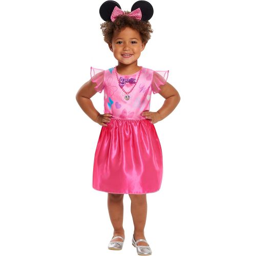  Disney Junior Minnie Mouse Bowdazzling Dress Up Trunk Set, 21 Pieces, Size 4 6x, Amazon Exclusive, by Just Play