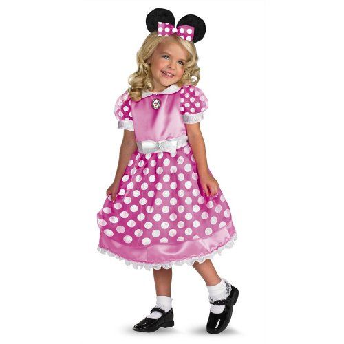  할로윈 용품Disney Minnie Mouse Toddler Girls Costume, Pink