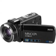 Minolta MN100HDZ Full HD Night Vision Camcorder with 10x Optical Zoom (Black)