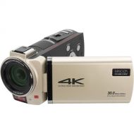 Minolta MN4K30NV UHD 4K IR Night Vision Camcorder (Champagne)