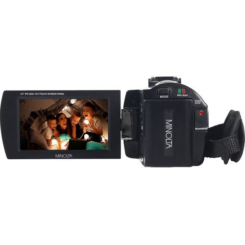  Minolta MN4K25NV UHD 4K IR Night Vision Camcorder (Black)