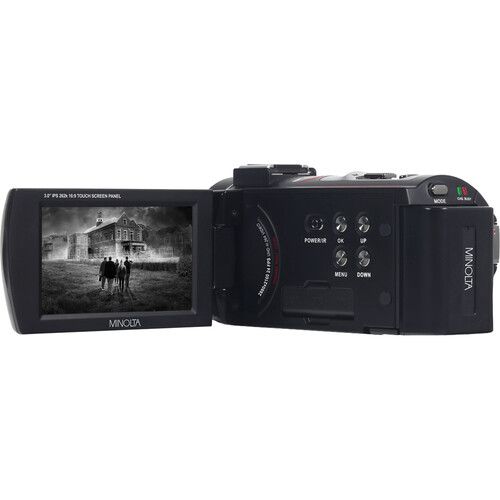  Minolta MN4K25NV UHD 4K IR Night Vision Camcorder (Black)