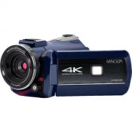 Minolta MN4K40NV UHD 4K IR Night Vision Camcorder (Blue)