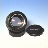 Minolta Rokkor-X 50mm 1:1.4 manual focus lens
