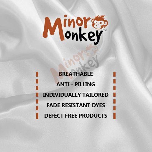  Minor Monkey Egyptian Cotton 1000 Thread Count 4 PC Solid Bed Sheet Set True Luxury Hotel Collection Fits Up to 17 Inches Deep Pocket (Queen, White)