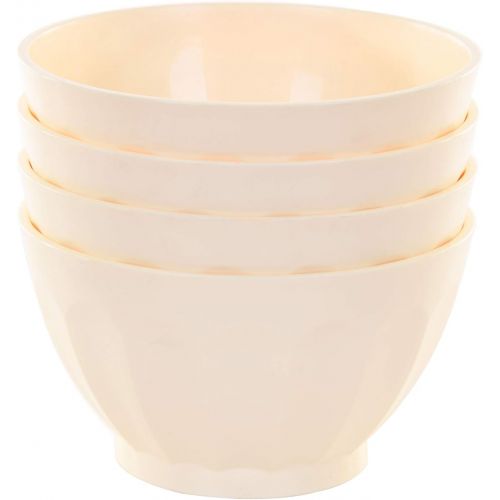  [아마존베스트]Mintra Home Unbreakable Bowls 4pk (Small - 250ml, CREAM)