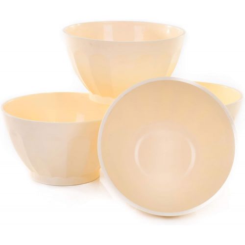  [아마존베스트]Mintra Home Unbreakable Bowls 4pk (Small - 250ml, CREAM)