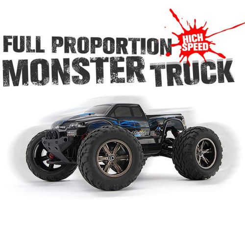  Mintu Size 1:12 Scale High Speed 42km/h 35+MPH 2.4GHZ 2WD Remote Control Truck 9125,Radio Controlled Off-Road RC Car Electronic Monster Truck R/C RTR Hobby Grade Cross-Country Car