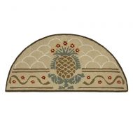 Minuteman International Hospitality Wool Hearth Rug, Half Round