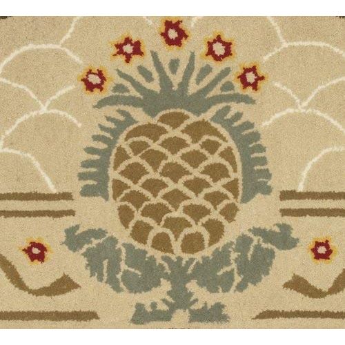  Minuteman International Hospitality Wool Hearth Rug, Half Round