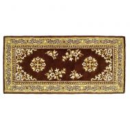 Minuteman International Coffee Oriental Wool Hearth Rug, Rectangular