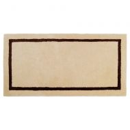 Minuteman International Mesa Tan Contemporary Wool Hearth Rug, Rectangular