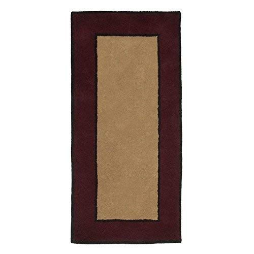  Minuteman International Contemporary II Berry Wool Hearth Rug, Rectangular