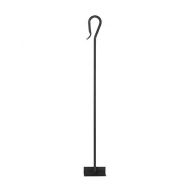 Minuteman International Shepherds Hook Single Hoe Fireplace Tool, Graphite