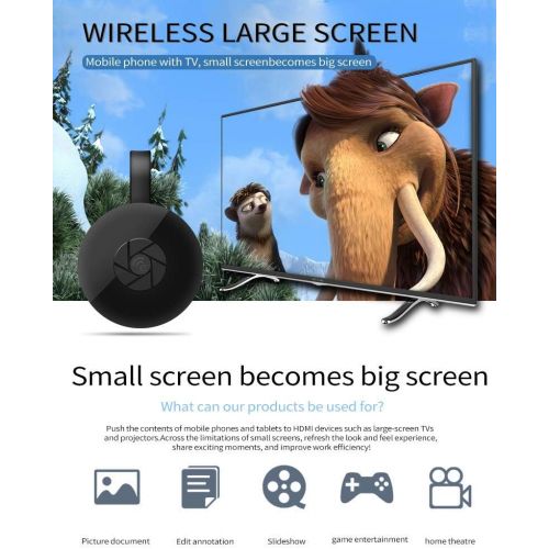  [아마존베스트]MiraScreen G2 2.4G Wireless WiFi Display Dongle, 1080 Wireless HDMI Display Receiver DLNA Airplay Miracast iOS Android Windows to TV Projector Monitor