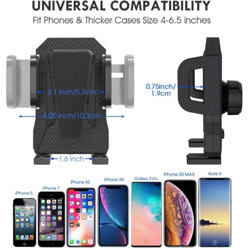  [아마존베스트]Air Vent Phone Holder for Car,Miracase Universal Vehicle Cell Phone Mount Cradle with Adjustable Clip Compatible with iPhone XR/XS Max/XS/X/8/8 Plus/7/7 Plus,Galaxy S10/S10 Plus/S9