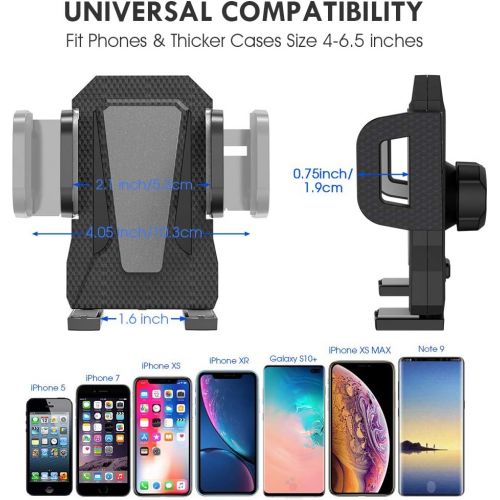  [아마존베스트]Air Vent Phone Holder for Car,Miracase Handsfree Universal Car Phone Mount Cradle with Adjustable Clip Compatible with iPhone XR/XS Max/XS/X/8/8 P/7/7 P,Galaxy S10/S10 +/S9/Note 9