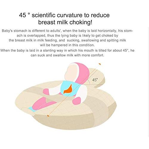  [아마존베스트]Miracle Baby Baby Breastfeeding Nursing Pillow and Positioner,Machine Washable,U Shape Nursing and Infant Support Pillow Bonus Head Positioner(Arrow)