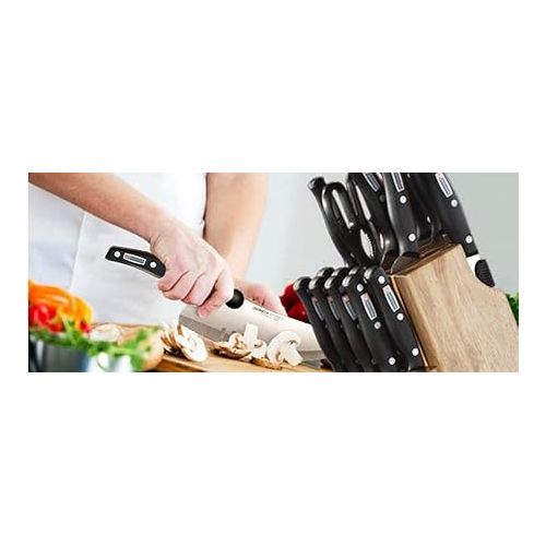  Miracle Blade IV World Class Professional Series 18-Piece Premium Knife Set with Block - Versatile, Sharp & Durable (Miracle Blade IV 18pc Set)