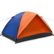 Miracle9 2 Person Portable Waterproof Beach Tent Sun Shelter Outdoor Camping Tent Orange