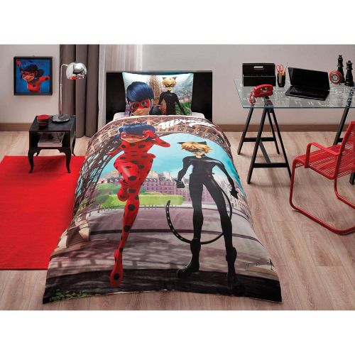  Miraculous Official Disney & Cartoon Characters Single/Twin Duvet Cover Quilt Cover Bedding Set 3 Pieces