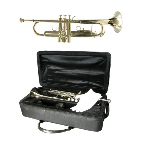  Mirage M40151NI Bb Nickel Plated Trumpet With Mouthpiece And Case