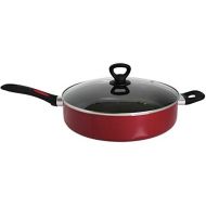 [아마존베스트]Mirro A79682 Get A Grip Aluminum Nonstick Jumbo Cooker Deep Fry Pan with Glass Lid Cover Cookware, 12-Inch