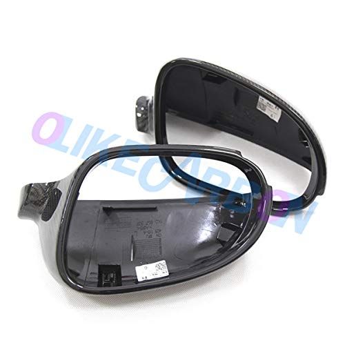  OLIKE Replacement Carbon Fiber Rear Side Mirror Cover for Volkswagen VW Golf 5 MK5 GTI JETTA Mk5 GTi Mk5