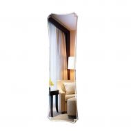 Mirrors Full Body Frameless Wall Clothing Store Fitting Personality Creative Dressing (Color : Silver, Size : 14440cm)