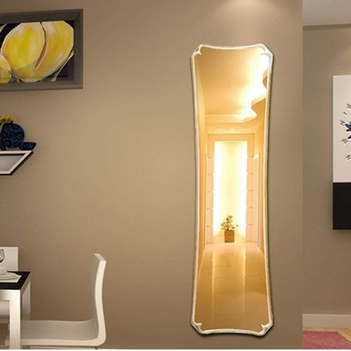  Mirrors Full Body Frameless Wall Clothing Store Fitting Personality Creative Dressing (Color : Silver, Size : 14440cm)