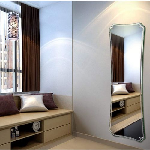  Mirrors Full Body Frameless Wall Clothing Store Fitting Personality Creative Dressing (Color : Silver, Size : 14440cm)