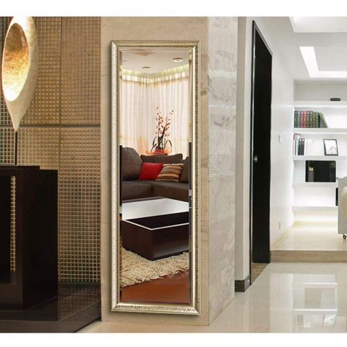  Mirrors Makeup European Hanging Full Body Wall-Mounted Hot Stamping Fitting Jane European Fashion Fitting (Color : Gold, Size : 50150cm)