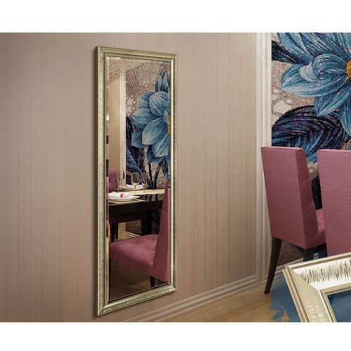  Mirrors Makeup European Hanging Full Body Wall-Mounted Hot Stamping Fitting Jane European Fashion Fitting (Color : Gold, Size : 50150cm)