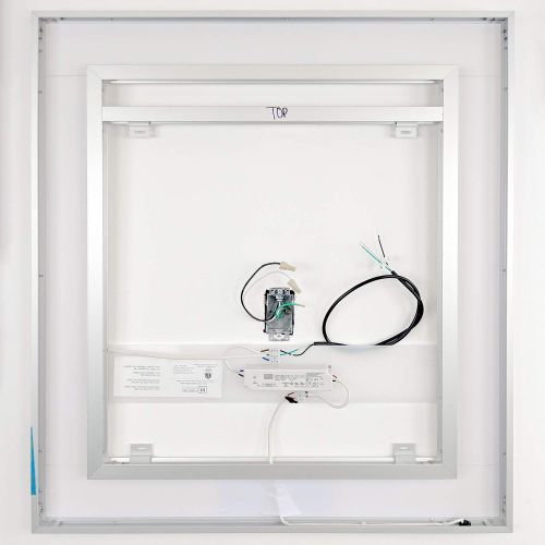  Mirrors & Marble LED Front-Lighted Bathroom Vanity Mirror: 24 Wide x 48 Tall - Commercial Grade - Rectangular - Wall-Mounted