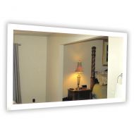 Mirrors and Marble LED Side-Lighted Bathroom Vanity Mirror: 60 Wide x 36 Tall - Commercial Grade - Rectangular - Wall-Mounted