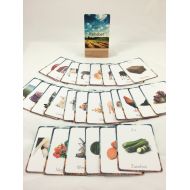 MirusToys Farm alphabet cards, flash cards, classroom decor, classroom wall art