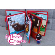 MirzaCrafts PDF Pattern & tutorial - Quiet book Pirate